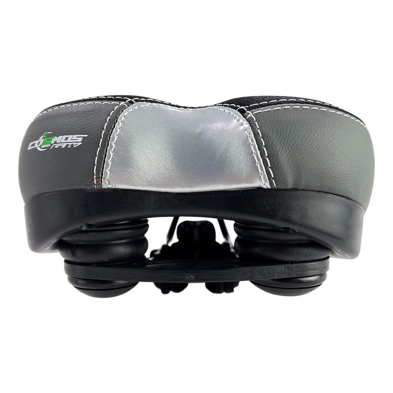 Asiento Sillín Bicicleta Gw Comfort Plus Antiprostático Negro 26 Cm 17 Cm