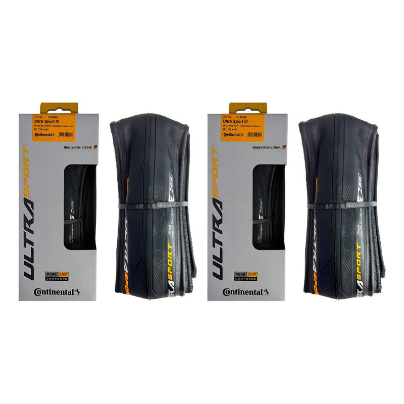 2 Corazas Continental Ultra Sport 3 Plegable Ruta 23 25 Y 28