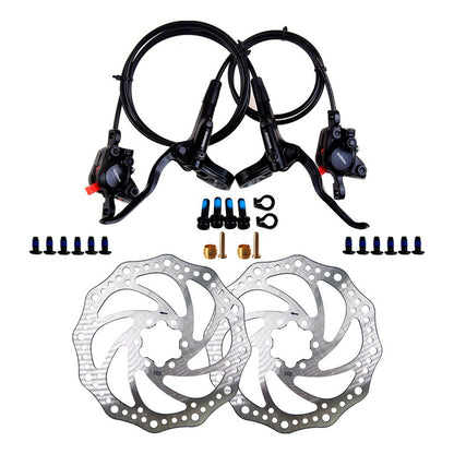 Frenos Hidráulicos Shimano Mt200 Altus + Discos 6 Tornillos