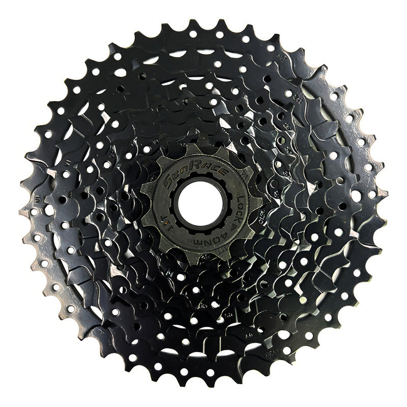 Pacha De 9 Velocidades Sunrace M98 11-40 Cassette Mtb Cantidad Máxima De Dientes 40 Cantidad Mínima De Dientes 11 Color Negro