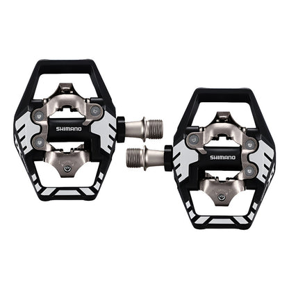 Pedales Bicicleta Mtb Enduro Shimano Deore Xt8120 Con Calas Negro