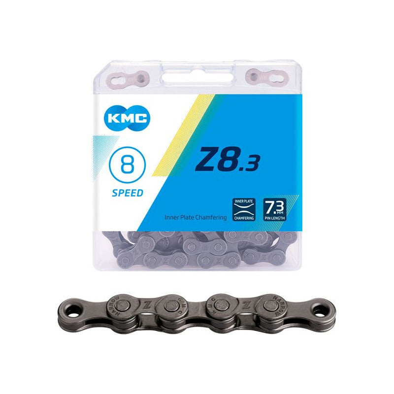 Cadena Kmc Z8.3 Bicicleta 8 Velocidades 116 Links Con Conector Missinglink