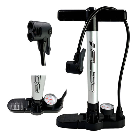 Inflador Bicicleta Moto Gw Flip Manómetro 145 Psi Ruta Mtb Plateado