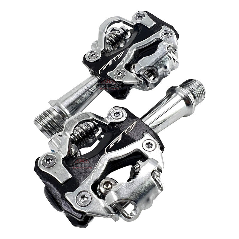 Pedales Mtb Gw Zp 108s Aluminio 9/16 Plateado