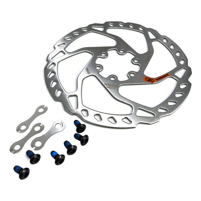 Disco 6 Tornillos - Rotor Shimano Sm-rt66 De 160mm Slx/deore Plateado