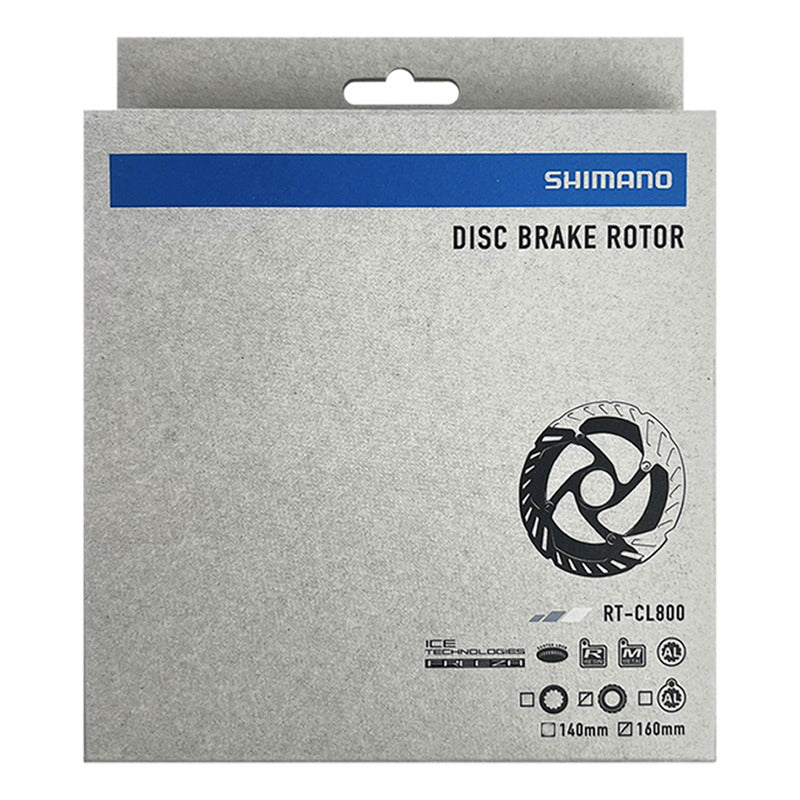 Disco Rotor Shimano Cl800 Ice Tech Centerlock 160mm Plateado