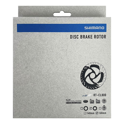 Disco Rotor Shimano Cl800 Ice Tech Centerlock 160mm Plateado