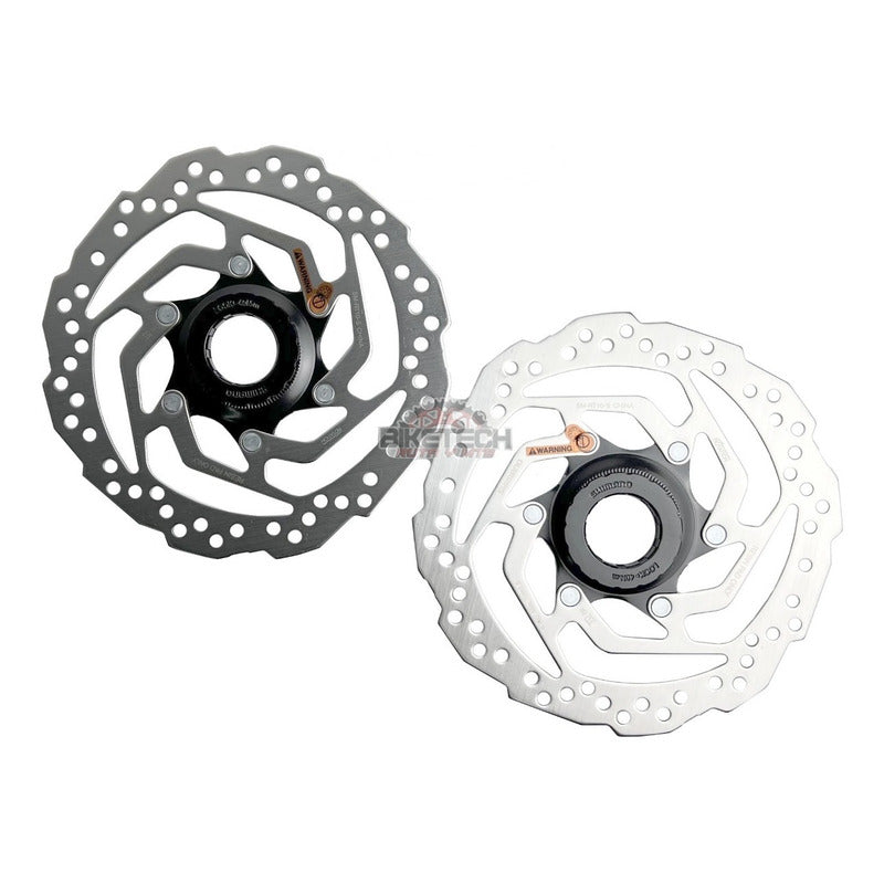 Par Discos Rotor Shimano Sm-rt10 160mm Center Lock Bici Mtb Gris Oscuro