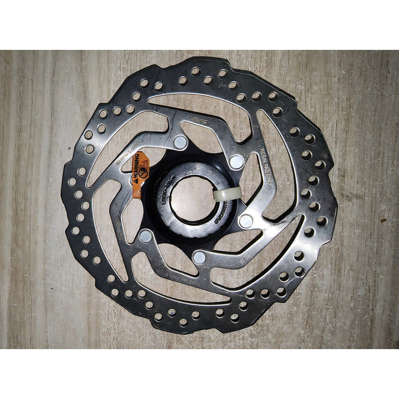 Disco Shimano Sm-rt10 160mm Center Lock Disco Freno Mtb Color Plateado