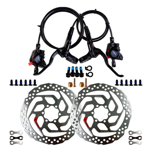 Frenos Hidráulicos Shimano Mt200+ Discos Shimano Rt26 6t