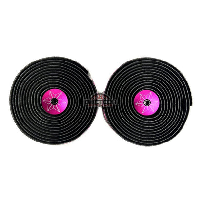 Cinta Manubrio Bicicleta Ruta Supacaz Negro Rosado