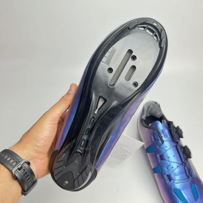 Zapatillas Ciclismo Gw Bicicleta De Ruta Doble Boa Dark Blue