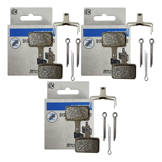 Combo 3 Pastillas Shimano B05s Resina Freno Disco Duración