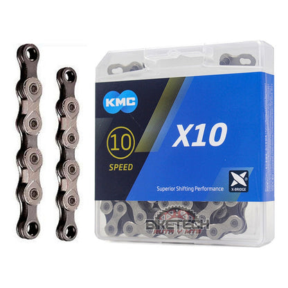 Combo 10 Vel. Pacha Sunrace Ms2. 11-42 + Cadena Kmc X10 Mtb 11 42 Plateado