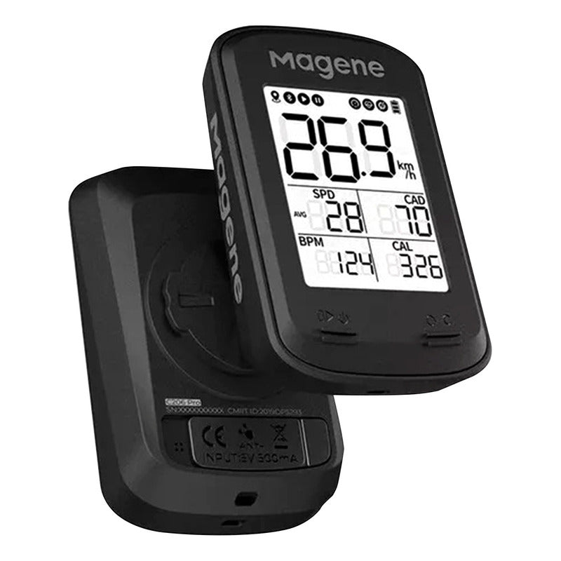 Ciclocomputador Magene C206 Pro Para Ciclismo Gps Economico Negro
