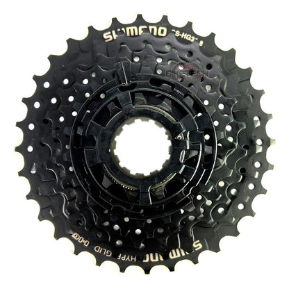 Pacha Cassette 8 Vel Shimano Hg31 11-32  Piñones Claris Ruta 11 32 Negro