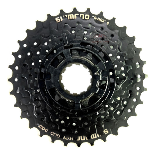 Pacha Cassette 8 Vel Shimano Hg31 11-32  Piñones Claris Ruta 11 32 Negro