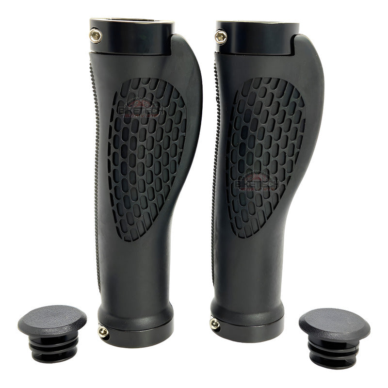 Grips Mangos Bicicleta Gw Ergonómicos De Seguridad Negro