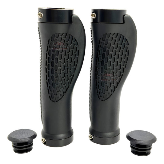 Grips Mangos Bicicleta Gw Ergonómicos De Seguridad Negro