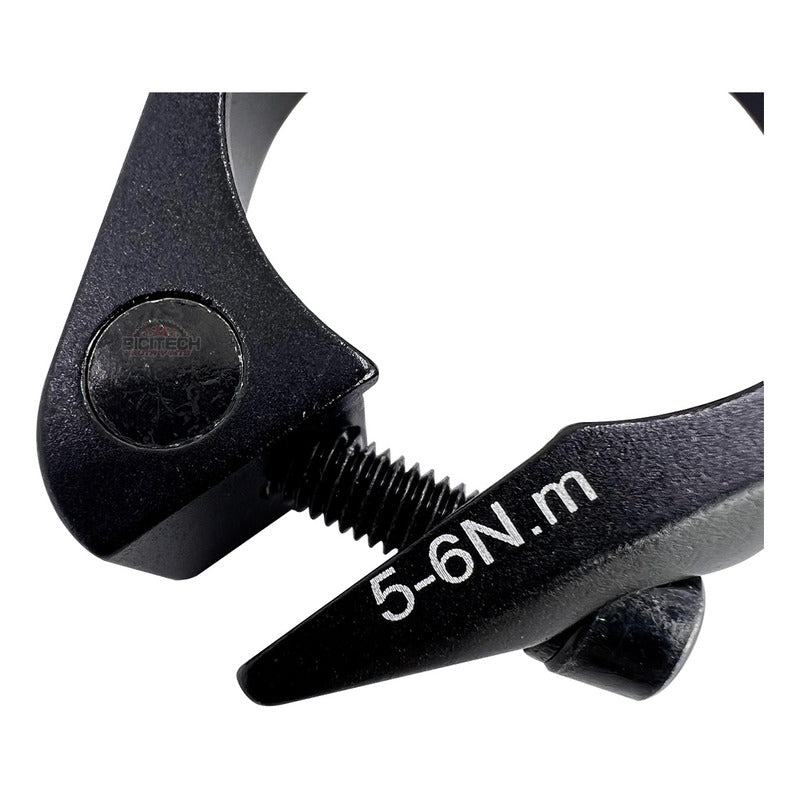 Abrazadera Para Sillín Gw At 620  En Aluminio 34.9mm Negro